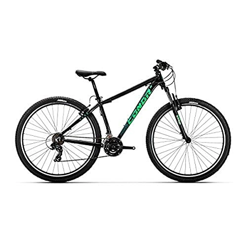 Bicicletas de montaña : Conor 5500 29" Bicicleta, Adultos Unisex, Negro / Verde (Multicolor), S