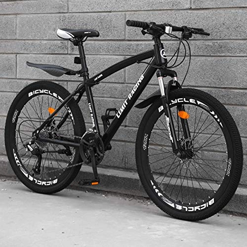 Bicicletas de montaña : DGAGD Bicicleta de montaña de 26 Pulgadas para Adultos, una Rueda, Velocidad Variable, 40 Cuchillas, Bicicleta-Negro_27 velocidades