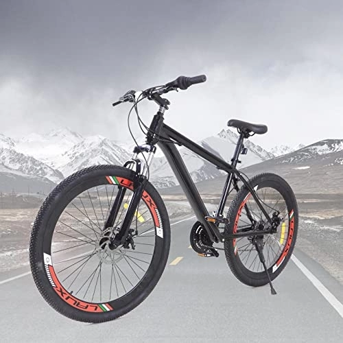 Bicicletas de montaña : DiLiBee Bicicleta de montaña de 26 pulgadas, 21 velocidades, para niños y niñas, para adultos, color negro