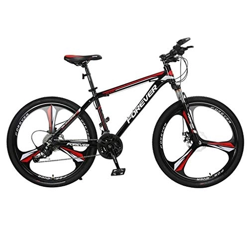Bicicletas de montaña : Dsrgwe Bicicleta de Montaña, Bicicleta de montaña, Marco de aleación de Aluminio, de 26 Pulgadas Rueda del mag, Doble Disco de Freno y suspensión Delantera (Color : Red, Size : 27 Speed)