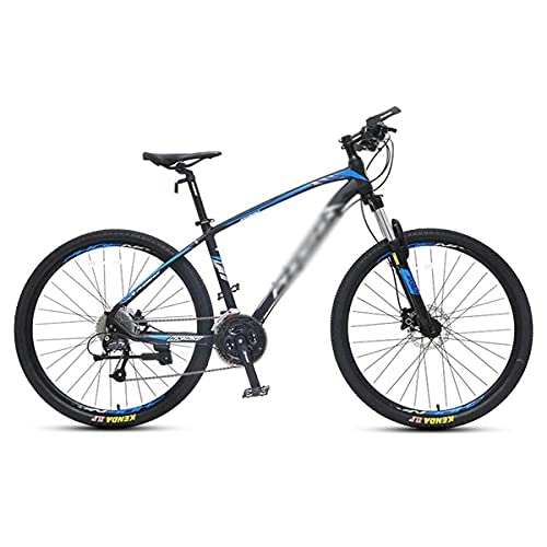 Bicicletas de montaña : FBDGNG Bicicleta de montaña de 26 / 27.5 pulgadas con ruedas de 27 velocidades, frenos de disco duales, bicicleta de montaña con marco de aleación de aluminio ligero (tamaño: 27.5 pulgadas, color: azul)