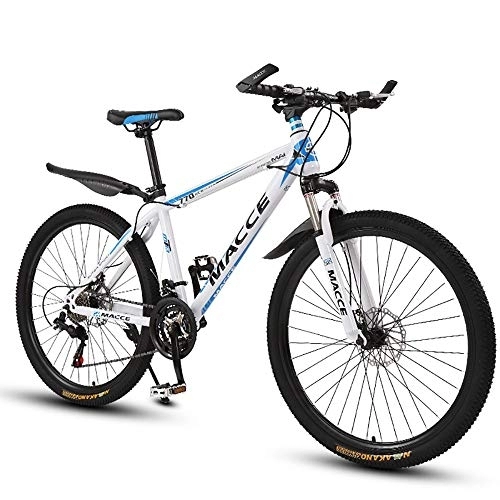 Bicicletas de montaña : FCHJJ Bicicleta De Montaña 26" 21 / 24 / 27 Velocidad Fat Bike Horquilla De Suspensión Bloqueable Cuadro De Acero con Alto Contenido De Carbon Apto para Adultos