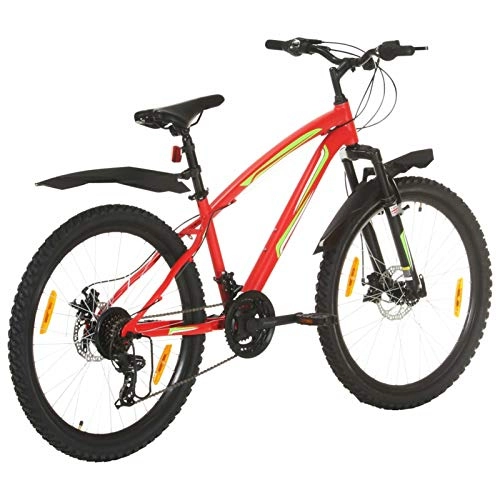 Bicicletas de montaña : Festnight - Bicicleta de montaña prémium de 26 Pulgadas, para niños, niñas, Mujeres y Hombres, Cambio Shimano de 21 velocidades, suspensión Completa