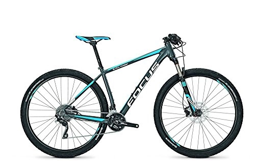 Bicicletas de montaña : Focus Black Forest Pro 29 - Bicicleta de montaña (20 g, 29 pulgadas, altura del cuadro: 47), color gris