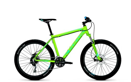 Bicicletas de montaña : Focus Fat Boy 2.0 30 Gang-Kette Herren MTB 26 Zoll 2014 48 cm sushigreen-matt(blue / grey)