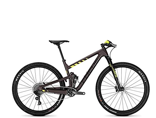Bicicletas de montaña : Focus MTB O1E Factory 12G - Bicicleta de montaña (29 Pulgadas), Color marrn y Amarillo Mate, Color Brown / yellowmatt, tamao 42, tamao de Rueda 29.00