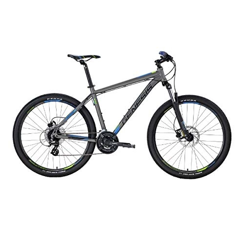 Bicicletas de montaña : Genesis Hardtail Solution 2.9 Disc 27, 5 - Bicicleta de montaña, Color Gris Oscuro Opaco, tamaño 38