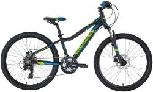 Bicicletas de montaña : Genesis Ki.-MTB Hardtail Hot 24 - Disco Duro, Negro Mate.