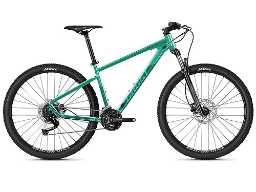 Bicicletas de montaña : Ghost Kato 5 Bicicleta de montaña universal (27, 5 pulgadas) | verde azulado / azul