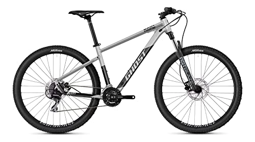 Bicicletas de montaña : Ghost Kato Essential 27.5R 2022 - Bicicleta de montaña (44 cm), color gris claro y negro mate