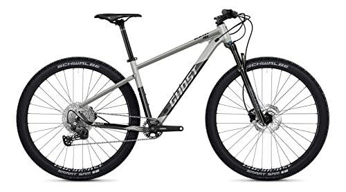 Bicicletas de montaña : Ghost Kato Pro 29R 2022 - Bicicleta de montaña (44 cm), color gris claro y negro mate