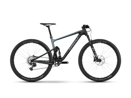 Bicicletas de montaña : Ghost Lector FS Essential Fully Bicicleta de montaña (29 pulgadas, carbono / gris oscuro)