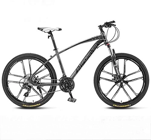 Bicicletas de montaña : GQQ Bicicleta de Montaa 21 / 24 / 27 / 30 Velocidad Sistema de Freno de Disco Doble Ruedas de Bicicleta de Velocidad Variable 27, 5 Pulgadas, C1, 30, D2