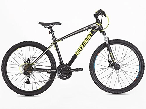 Bicicletas de montaña : Greenway - Bicicleta de montaña de Acero, Marco de Acero y Horquilla, Parte Delantera de la Esponja, tamaño de 70 cm