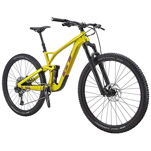 Bicicletas de montaña : GT Sensor Carbon Elite Bicicleta Ciclismo, Adultos Unisex, Amarillo (Amarillo), M