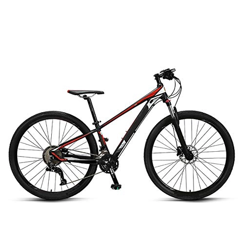 Bicicletas de montaña : GUOHAPPY Bicicleta De Montaña De 29 Pulgadas, Cambio De Velocidad Preciso, Estable Y Seguro, Adecuado para Ciclistas con Una Altura De 59 Pulgadas A 74.8 Pulgadas, Black Red