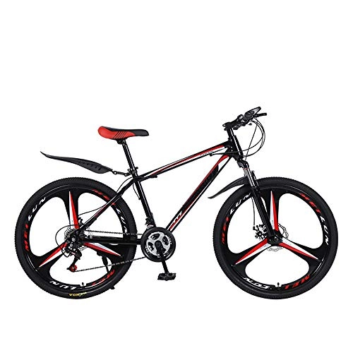 Bicicletas de montaña : GWX MTB absorción de Choque para Bicicleta de montaña de la Bicicleta de la Bici Adulta de 26 Pulgadas Disco de Freno Estudiante, 24 Speed
