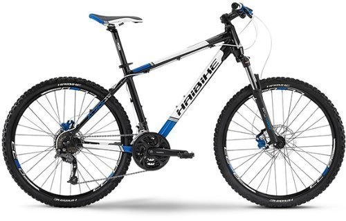 Bicicletas de montaña : Hai Attack SL 66.04 cm 27-Gang SLX mix - RH - 35 - negro / blanco / azul mate