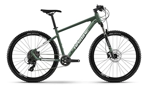 Bicicletas de montaña : Haibike SEET 6 29R Mountain Bike 2021 - Bicicleta de montaña (44 cm), color verde y gris