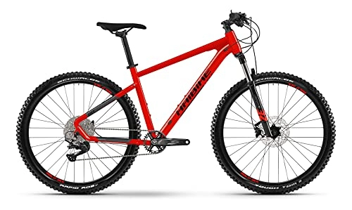 Bicicletas de montaña : Haibike SEET 9 29R 2021 - Bicicleta de montaña (44 cm), color rojo y gris