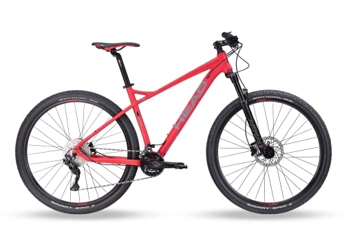 Bicicletas de montaña : Head X-Rubi II Montaña, Unisex, Rojo Opaco, 56 cm