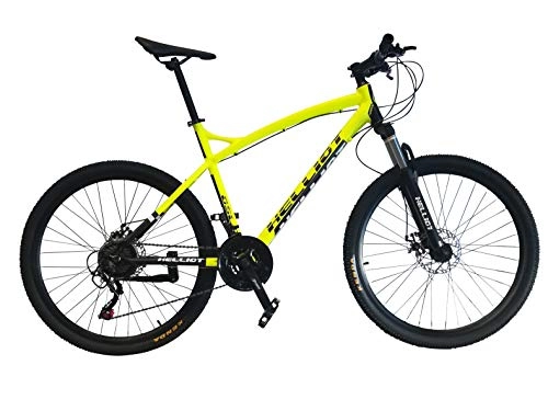 Bicicletas de montaña : Helliot Bikes Merlion Bicicleta de montaña, Adultos Unisex, Azul, M-L