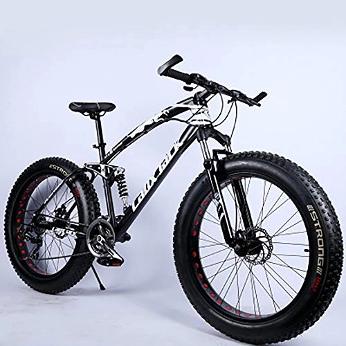 Bicicletas de montaña : JAEJLQY Bicicleta de Montaa de 7 / 21 / 24 / 27 velocidades de 26 / 20 Pulgadas de Acero o Marco de Aluminio Rojo y Negro aviable MTB, Black+20in, 27