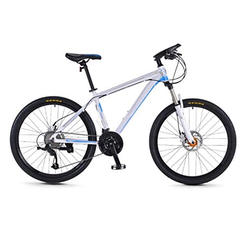 Bicicletas de montaña : JXJ 24 / 26 Pulgadas Bicicleta Montaña 27 Velocidades Doble Freno Disco Marco de Aluminio Bicicletas con Asiento Ajustable MTB para Hombre, Mujer