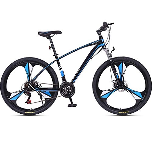 Bicicletas de montaña : JXJ 24 / 27.5 Pulgadas Bicicleta Montaña, 3 Cortadores Rueda 24 Velocidades Bicicletas de Alta Velocidad de Acero Al Carbono con Doble Freno Disco para Hombre, Mujer