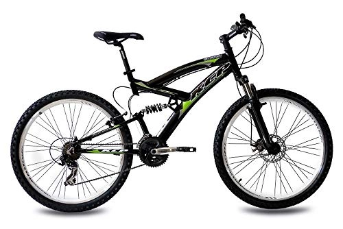 Bicicletas de montaña : KCP 26" Mountain Bike Energy Alloy 21 Speed Shimano Unisex Black - (26 Inch)
