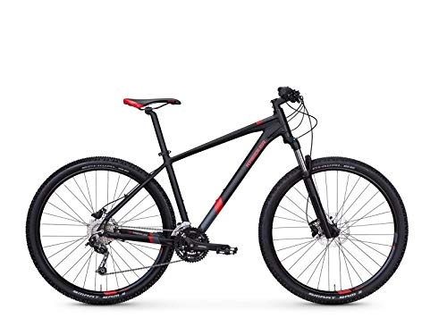 Bicicletas de montaña : Kreidler Dice 6.0 Shimano Deore - Bicicleta de montaña de 27 velocidades para Hombre, Color Negro, Color Negro, tamaño 16.5 Zoll (42 cm)
