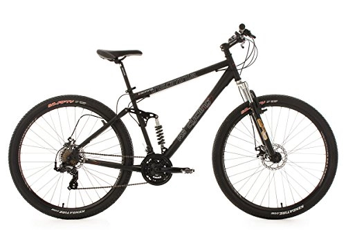 Bicicletas de montaña : KS Cycling Insomnia - Bicicleta de montaña de doble suspensión, color negro, ruedas 29", cuadro 51 cm