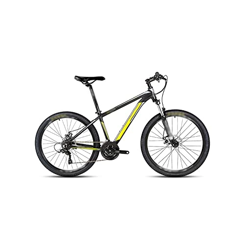 Bicicletas de montaña : Liangsujian Bicicleta, 26 Pulgadas 21 velocidades Bicicleta de montaña Doble Frenos de Disco MTB Bicicleta para Estudiantes (Color : Yellow)