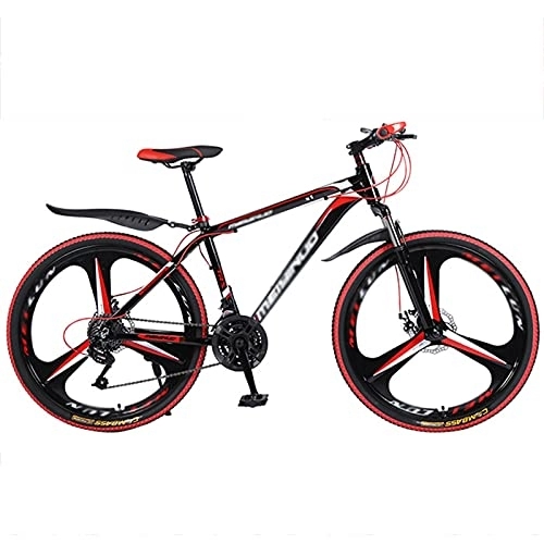 Bicicletas de montaña : LiRuiPengBJ Bicicleta para niños Bicicleta de Montaña de 27 Velocidades, Estructura de Acero con Alto Contenido de Carbono Bicicletas MTB Freno de Disco Dual para Hombres y Mujeres
