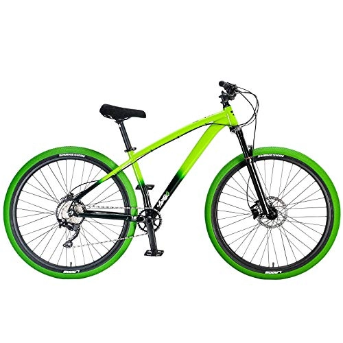 Bicicletas de montaña : Mafia Bikes Lucky 6 STB-R - Bicicleta Completa, 29 Pulgadas, Color Verde
