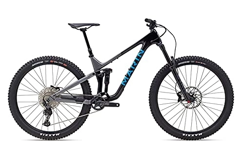 Bicicletas de montaña : Marin 2021 Alpine Trail Carbon C1 Negro / Plata / Azul S, UNI