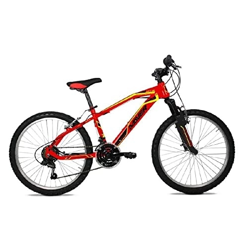 Bicicletas de montaña : MASCIAGHI Bicicleta de 24" MTB Progress 18 velocidad roja