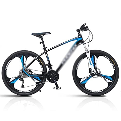 Bicicletas de montaña : MENG Bicicleta de Montaña Hardtail 26 Pulgadas Mde Aleación de Aluminio Liviano de 27 Velocidades de 27 Pulgadas con Bifurcación Frontal de Amortiguador Bloqueable (Tamaño: 27 Velocidad, Color: Azul)