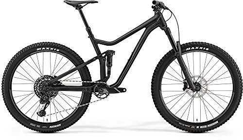 Bicicletas de montaña : Merida ONE-Forty 800 Fully - Bicicleta de montaña, 51 cm, 27, 5 pulgadas, color negro mate