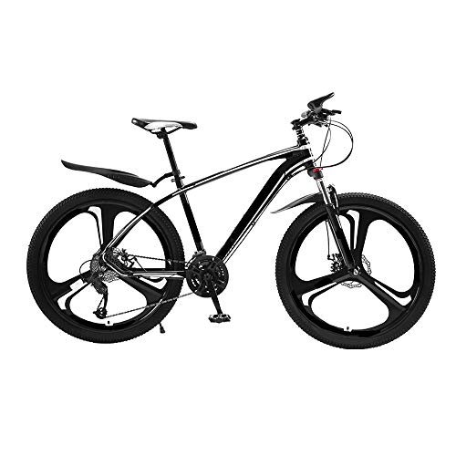 Bicicletas de montaña : MH-LAMP Bicicleta Montaa 27 Velocidades, Bicicleta 26 Pulgadas, Horquilla MTB Suspension, Freno Disco Doble, Guardabarros MTB, Marco de Aleacin de Aluminio