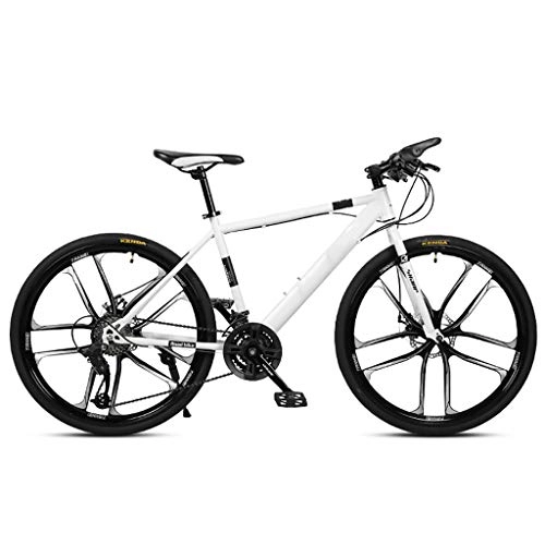 Bicicletas de montaña : MLX Bicicleta de montaña, 26 pulgadas, aleación de aluminio, velocidad variable, frenos de disco dual, 21 / 24 / 27 / 30 velocidades LQSDDC, color C4., tamaño 24 speed