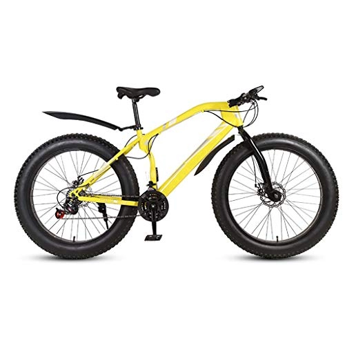 Bicicletas de montaña : MLX Snowmobile, bicicleta todoterreno de 26 pulgadas de ancho, bicicleta de montaña para adultos, 21 / 24 / 27 velocidad LQSDDC, color A5., tamaño 27 speed