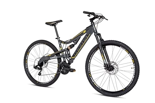 Bicicletas de montaña : Moma Bikes Bicicleta Montaña Equinox5.0 29", Aluminio, SHIMANO 24v, Doble Freno Disco, Doble Suspensión (Varias Tallas)