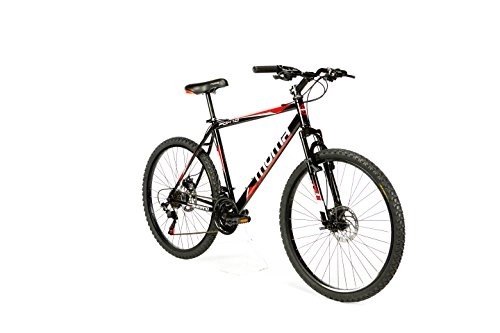 Bicicletas de montaña : Moma Bikes Bicicleta Montaña FOX 26", Alu SHIMANO 21V, Doble Freno Disco, Susp. Delant