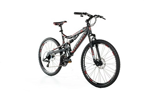 Bicicletas de montaña : Moma bikes, Bicicletta Mountainbike 26" BTT SHIMANO, alluminio, doppio disco e doppia sospensione