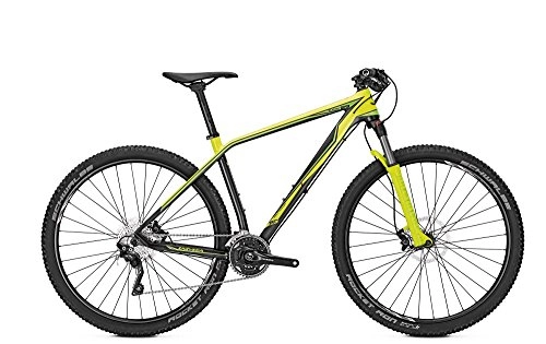 Bicicletas de montaña : MTB Univega Summit Performance 29' 30G XT - Bicicleta de montaña para hombre, color negro y amarillo, altura del cuadro: 48 cm