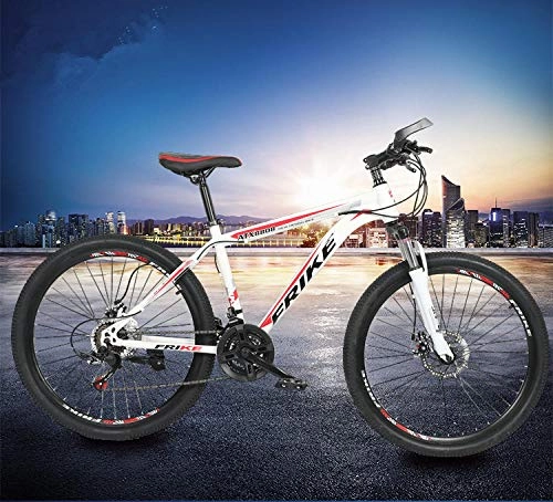 Bicicletas de montaña : N / AO Bicicleta De Montaña para Adultos Bicicleta De Acero Inoxidable De 26 Pulgadas Bicicleta De Cambio De 21 Velocidades Bicicletas
