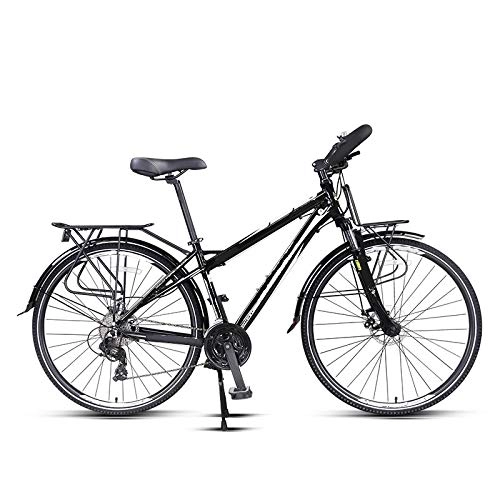 Bicicletas de montaña : ndegdgswg Bicicleta de carretera 700c, ultraligera masculina con mango de mariposa, para ciclismo, turismo, color negro