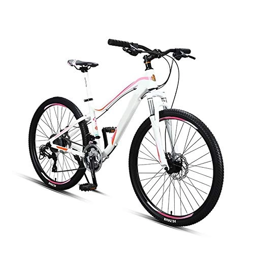 Bicicletas de montaña : ndegdgswg Bicicleta de montaña de 26 pulgadas 27 velocidades, estudiante adulto mujer velocidad variable de aluminio Cross Country Bike 26 pulgadas 27 velocidades, color rosa