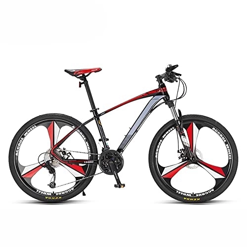 Bicicletas de montaña : Nueva bicicleta de montaña para adultos, ruedas de 26 pulgadas, suspensión delantera de aleación ligera, sistema de engranajes de velocidad 27 / 30 / 33, suspensión doble, bicicleta de montaña unisex par